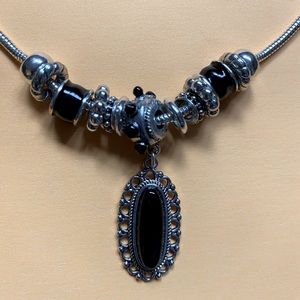 3 PIECE SET - earrings, necklace and bracelet.